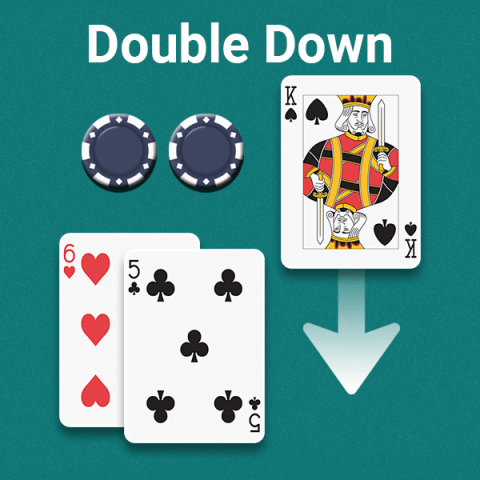 free double down blackjack